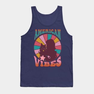 American Cat lover gift Tank Top